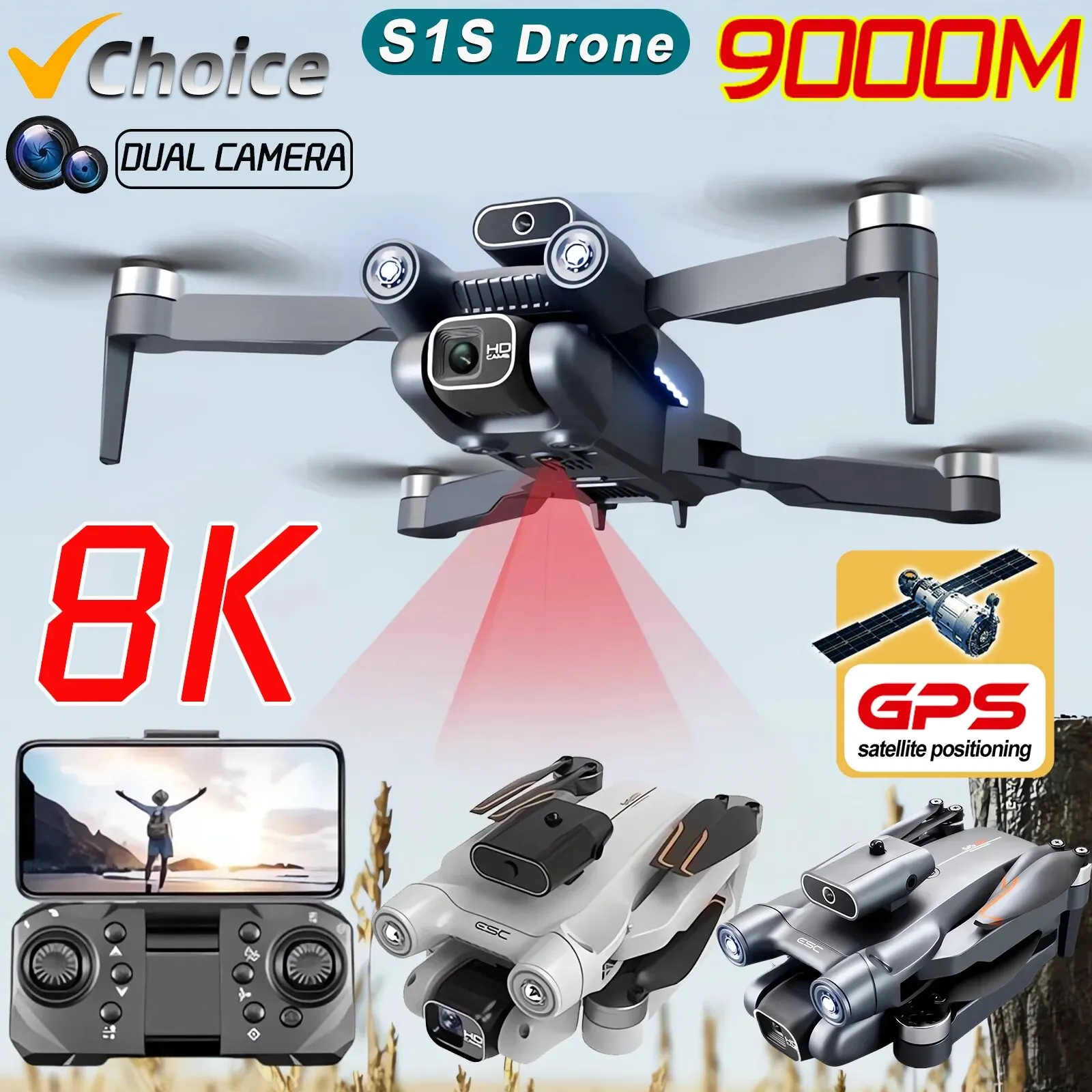 Drone Gps Mount - Dron con Motor sin escobillas profesional