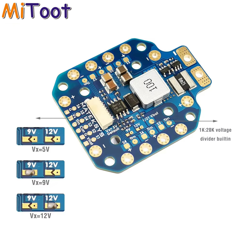 Drone Power Distribution Board - Mateksys PDB-HEX 12S Placa de Distribución