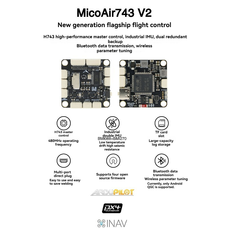 Controlador de vuelo MicoAir74 - Drone Flight Controller reseña y precio
