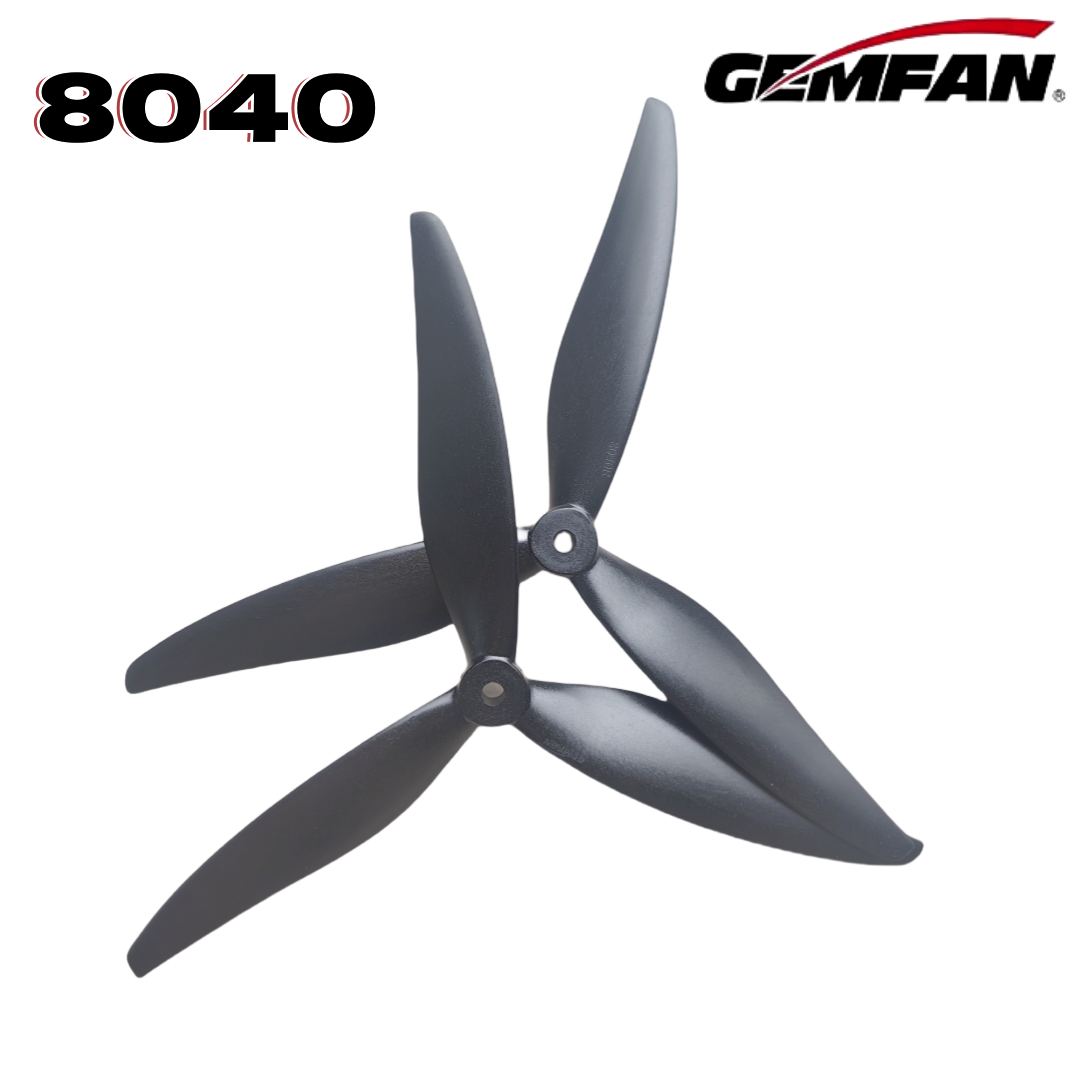 Gemfan 8040 8X4X3 hélice de 3  - Drone Propeller reseña y precio