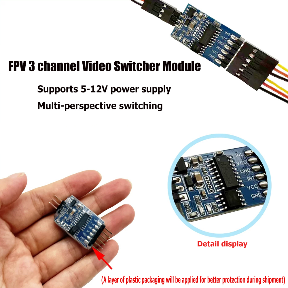Módulo de conmutador de vídeo  - Drone Receiver reseña y precio