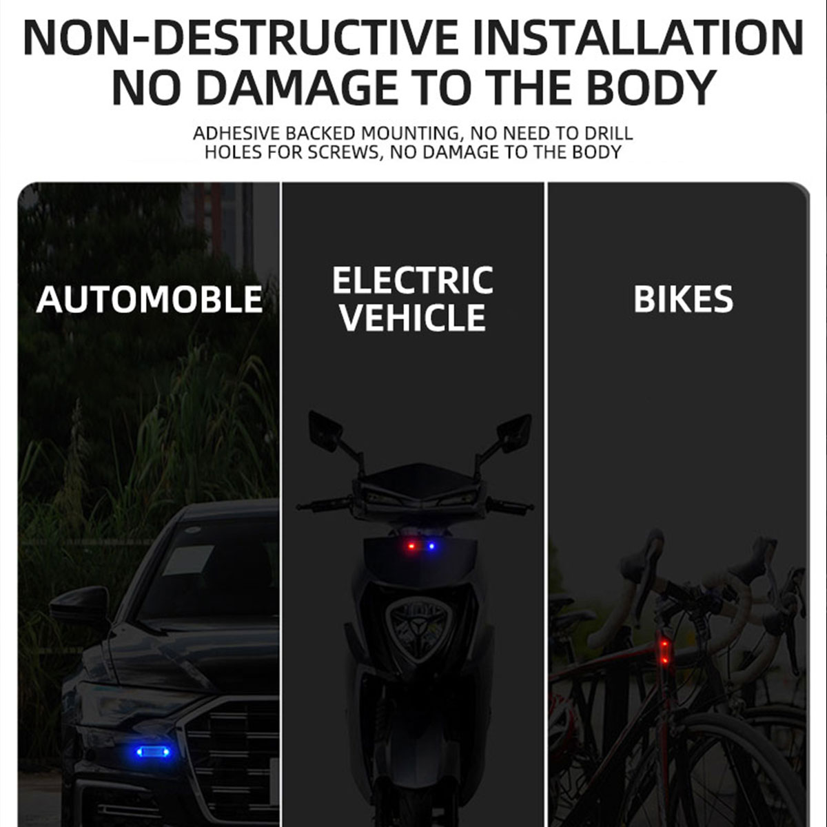 Luz de alarma antirrobo de ene - Drone Led Light reseña y precio