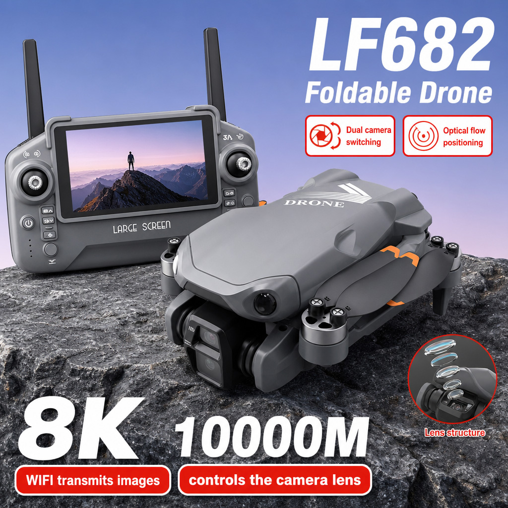 Dron Aéreo LF682 con Cámaras D - Drone Gps Module reseña y precio