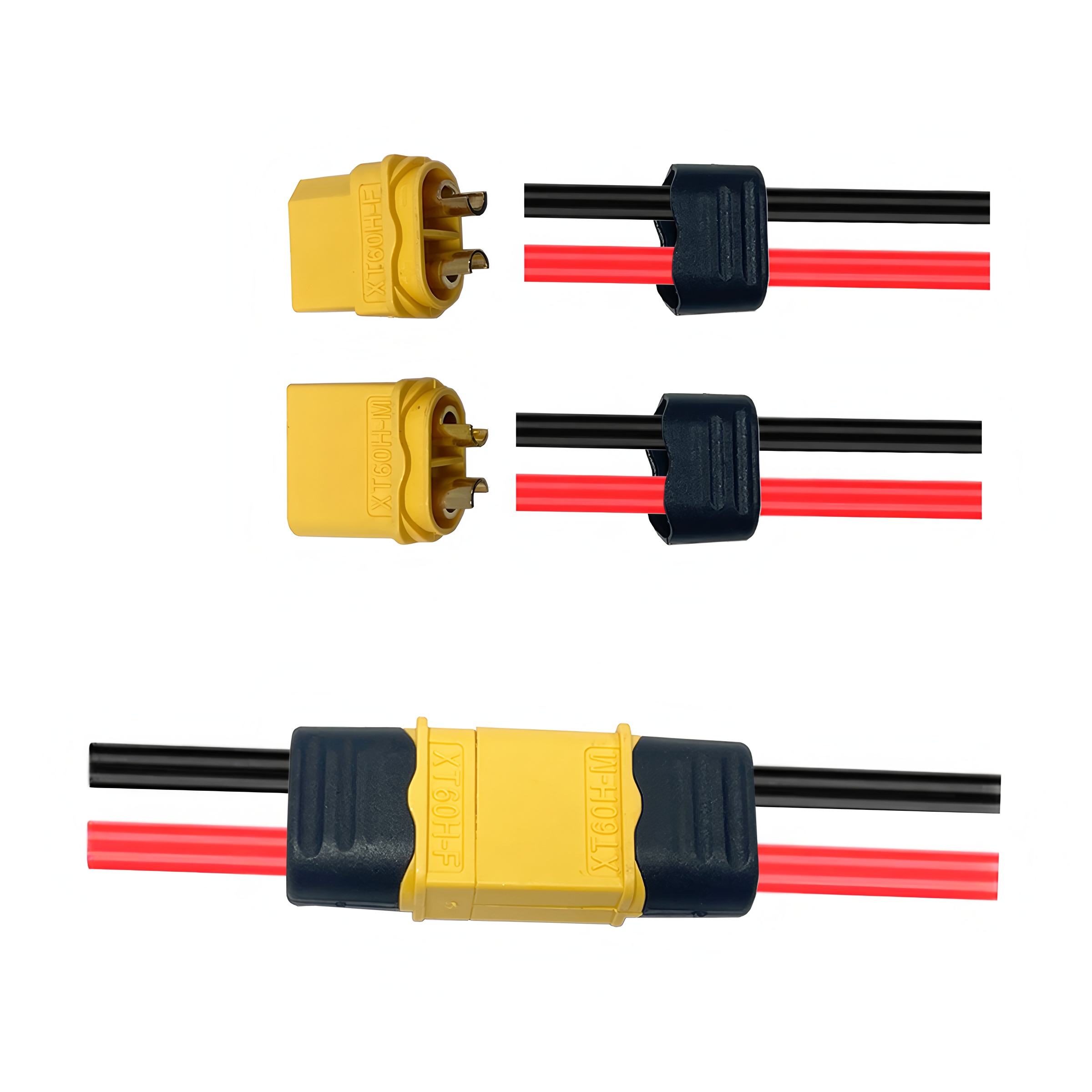Conector XT60H y Carcasa (10/2 - Drone Battery reseña y precio
