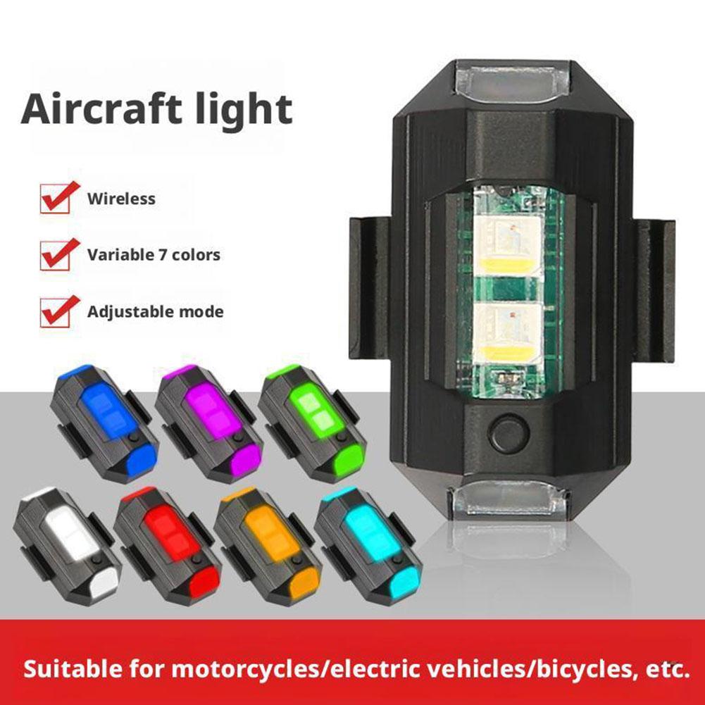 2 uds Mini luces LED estrobosc - Drone Led Light reseña y precio