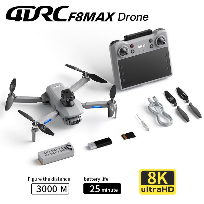 Dron F8 MAX GPS profesional co - Drone Gps Mount reseña y precio