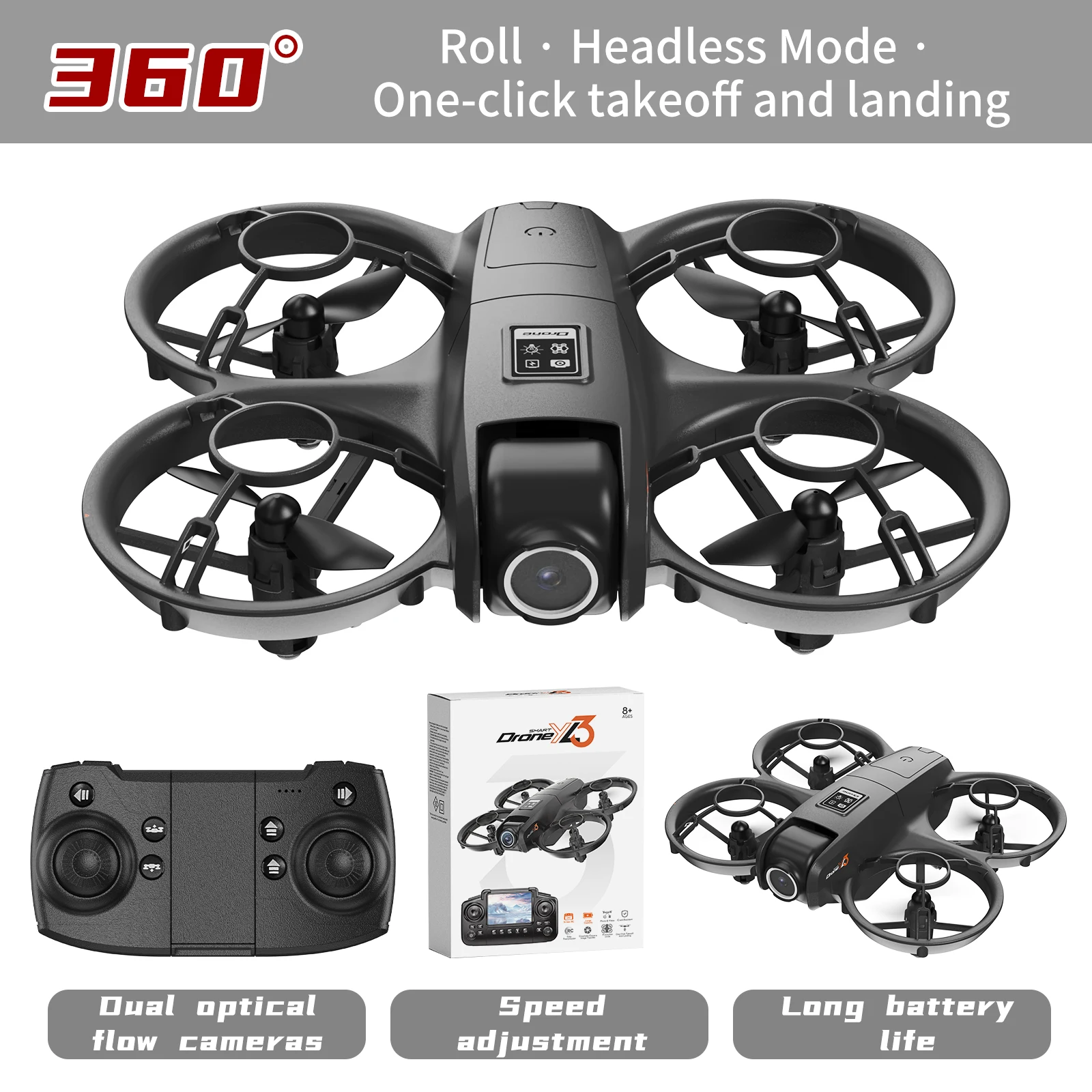 Nuevo Dron RC YL3 8K 1080P con - Drone Gps Mount reseña y precio