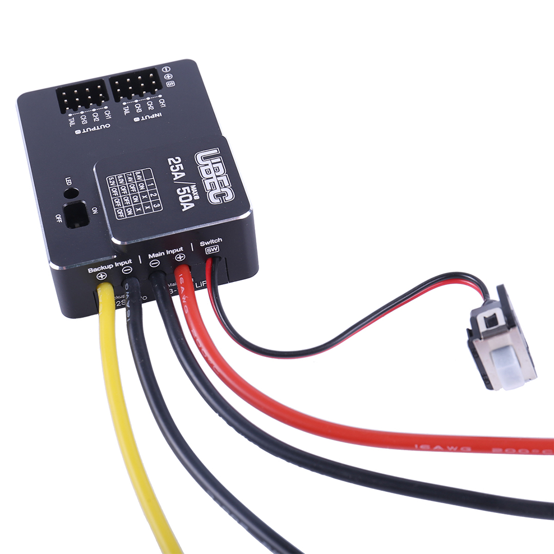 Módulo UBEC Hobbywing 25A HV 3 - Drone Esc reseña y precio